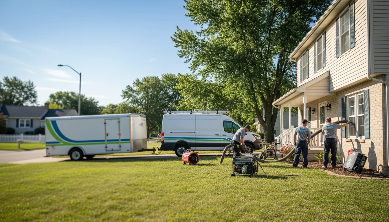 Flooded Basement Restoration And Cleanup With Repair in Saint Paul, KS near me